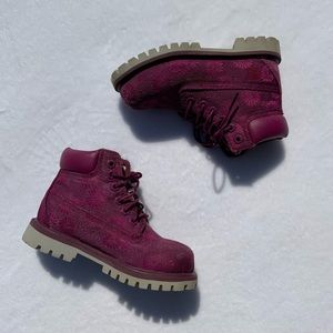 Timberland • purple/pink kids boots | size 11